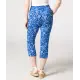 Pantalón capri azul