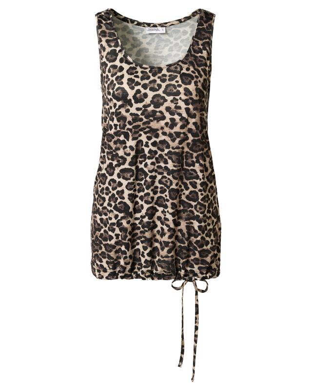 Leopard print tank top for women, leopard print (KiK Tanktop Leo (Leopardendruck)) — KiK, authentic German product in Morocco