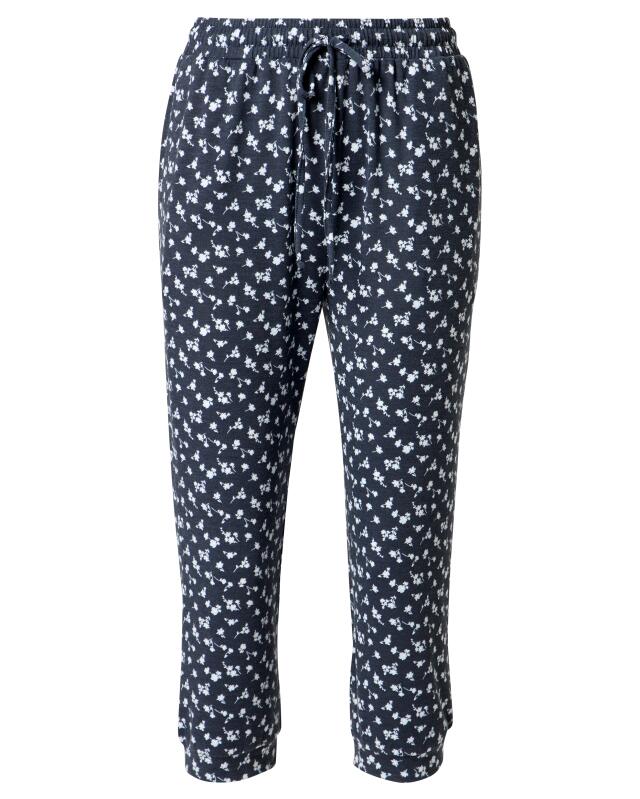 Floral trousers for women, floral print (KiK Hose Blumenmuster (Blumendruck)) — KiK, authentic German product in Morocco