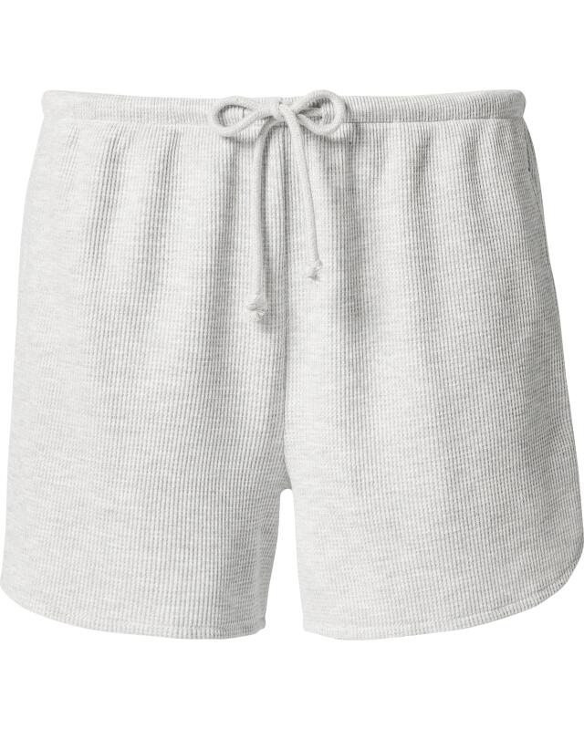 شورت بنسيج الوافل للنساء، رمادي مبرقش (KiK Shorts mit Waffelstruktur (grau melange)) — KiK, منتج ألماني أصلي في المغرب