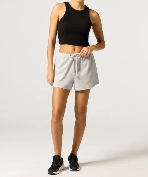 Shorts mit Waffelstruktur
