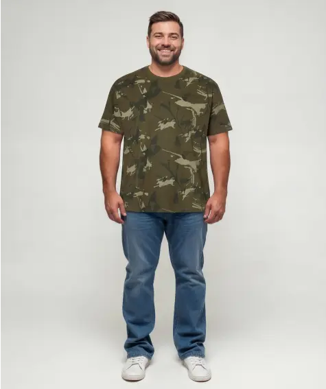 T-Shirt mit Camouflagedruck