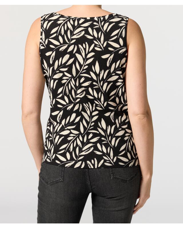 توب صيفي بدون أكمام للنساء، أسود/بيج (KiK Sommerliches Tanktop (schwarz/beige)) — KiK, منتج ألماني أصلي في المغرب
