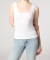 Tanktop met stretch wit