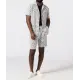 Shorts mit Rautenmuster