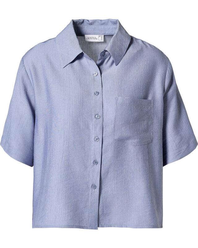 Short blouse for women, light blue (KiK Kurze Bluse (hellblau)) — KiK, authentic German product in Morocco