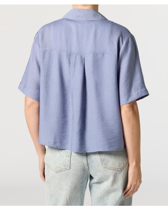 Short blouse for women, light blue (KiK Kurze Bluse (hellblau)) — KiK, authentic German product in Morocco