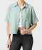 Kurze Bluse mintgrün