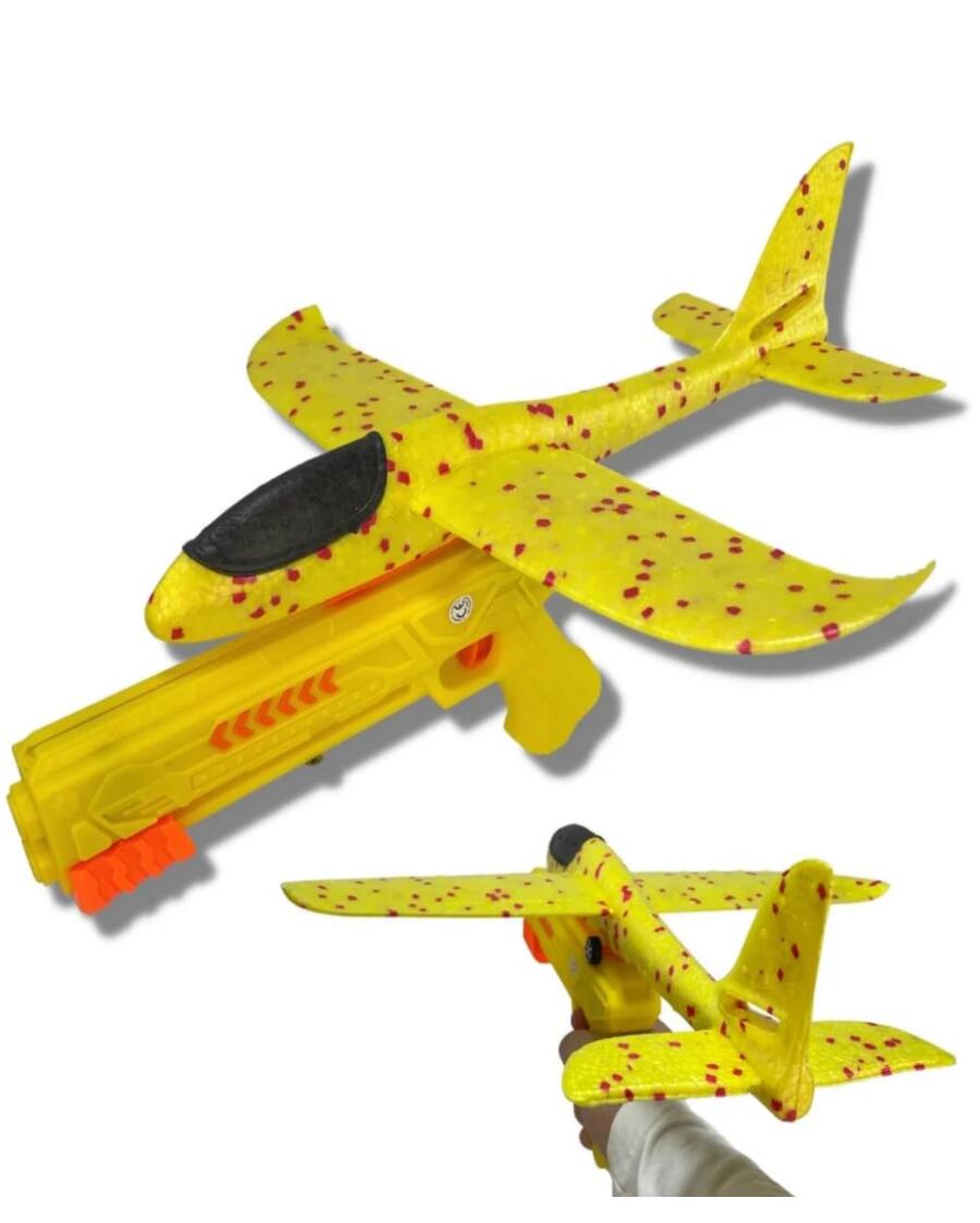 Toi-Toys AIR Schaumstoffflugzeug, gelb