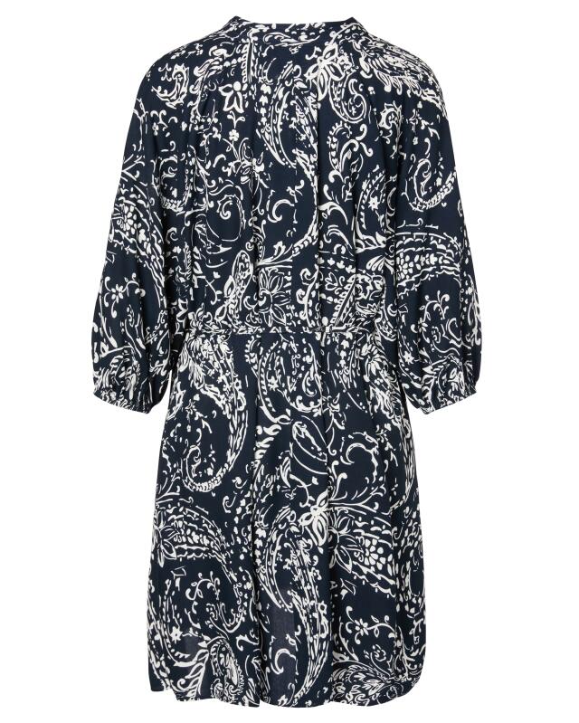 Robe chemisier en viscose femme, bleu/blanc (KiK Blusenkleid aus Viskose (blau/weiß)) — KiK, produit allemand authentique au Maroc