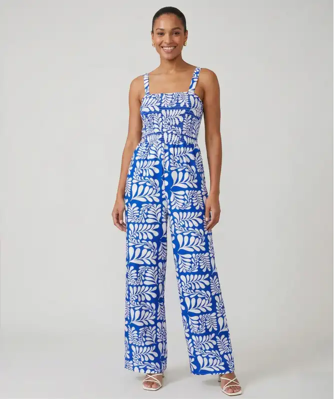 Jumpsuit mit Allover-Print