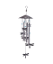 Windspiel aus Metall silbergrau