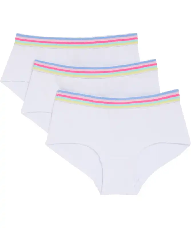 Slip met veelkleurige tailleband