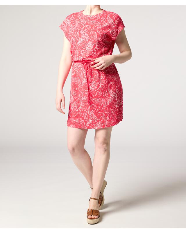 T-shirt dress for women, hot pink printed (KiK Pinkes Shirt-Kleid (pink bedruckt)) — KiK, authentic German product in Morocco