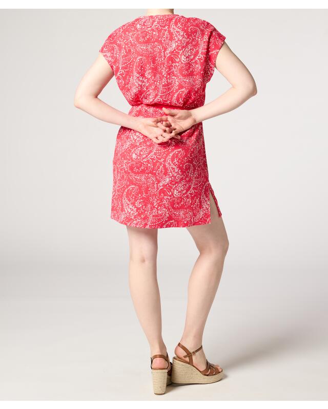 T-shirt dress for women, hot pink printed (KiK Pinkes Shirt-Kleid (pink bedruckt)) — KiK, authentic German product in Morocco