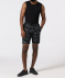 Sweatshorts Camouflage schwarz bedruckt