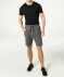 Melange-Shorts anthrazit