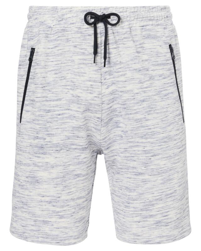 Short chiné homme, blanc/bleu (KiK Melange-Shorts (weiß/blau)) — KiK, produit allemand authentique au Maroc