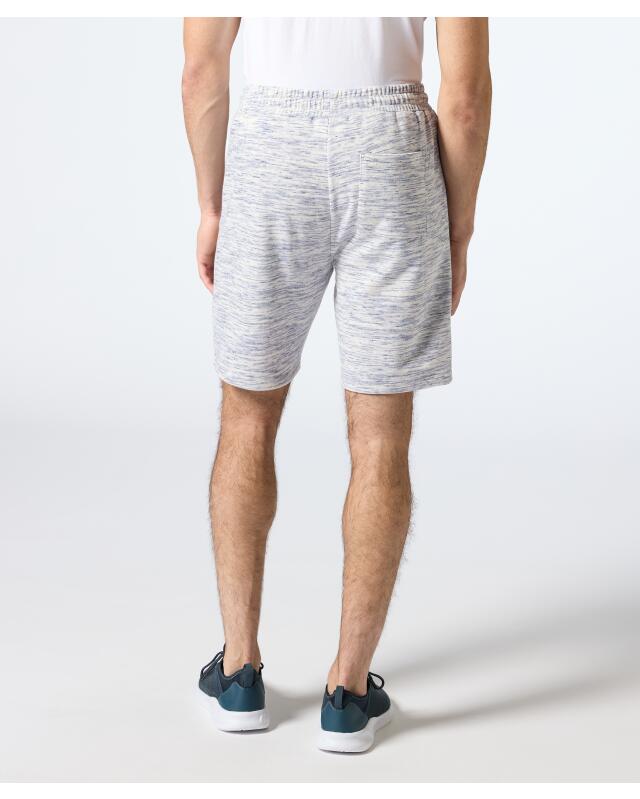 Short chiné homme, blanc/bleu (KiK Melange-Shorts (weiß/blau)) — KiK, produit allemand authentique au Maroc