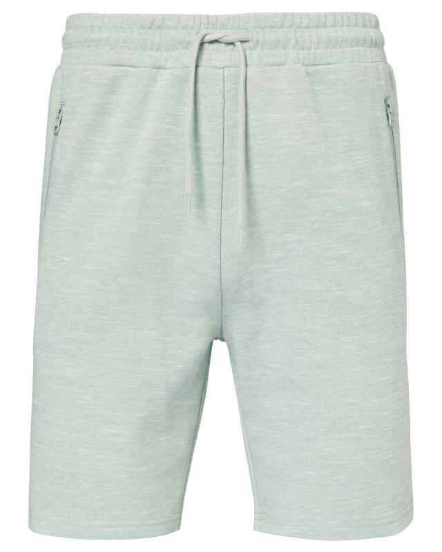 Marl shorts for men, light green (KiK Melange-Shorts (hellgrün)) — KiK, authentic German product in Morocco