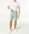 Melange-Shorts hellgrün