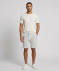 Gestreepte short offwhite