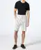Gestreifte Shorts offwhite