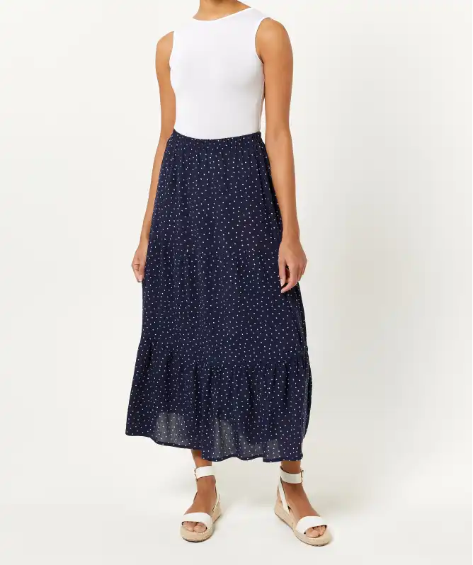 Rok met wijde pasvorm