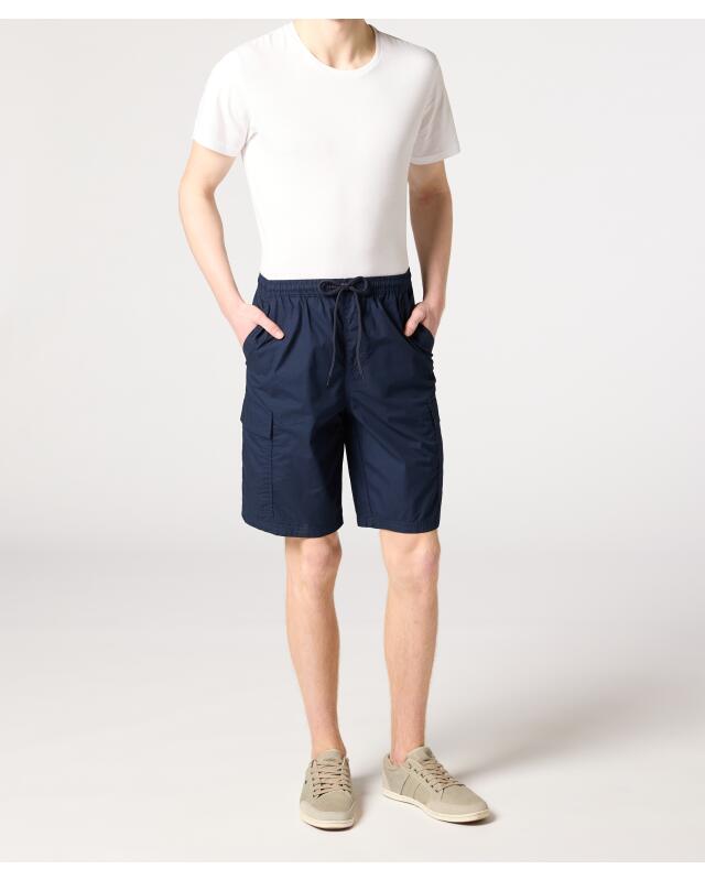 Short cargo en coton homme, bleu marine (KiK Cargo-Shorts aus Baumwolle (dunkelblau)) — KiK, produit allemand authentique au Maroc