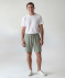 Hellgrüne Musselin-Shorts hellgrün