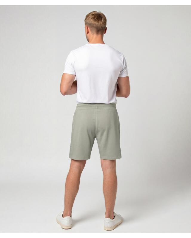 Short en sweat longueur bermuda homme, vert clair (KiK Sweatshors in Bermudalänge (hellgrün)) — KiK, produit allemand authentique au Maroc