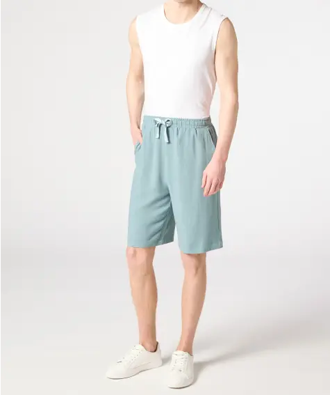Shorts mit Leinenanteil