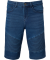 Jeans bermuda in bikerstijl denimblauw