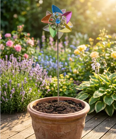 Blumenstecker Windspiel