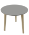 Beistelltisch aus Holz grau