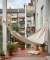 Hangmat met draagtas beige