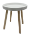 Beistelltisch aus Holz creme