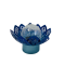 Solarleuchte in Blumenform hellblau