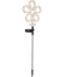 Solarleuchte Figur weiß/schwarz