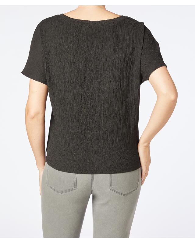 تيشيرت بعقدة للنساء، أسود (KiK T-Shirt mit Knotendetail (schwarz)) — KiK, منتج ألماني أصلي في المغرب