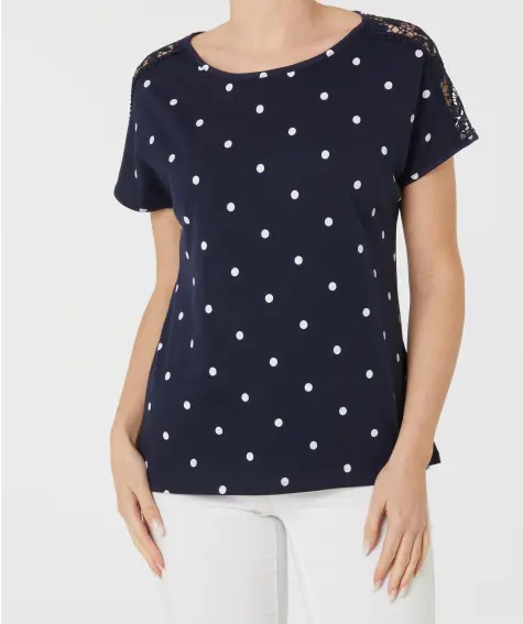 Koszulka w kropki