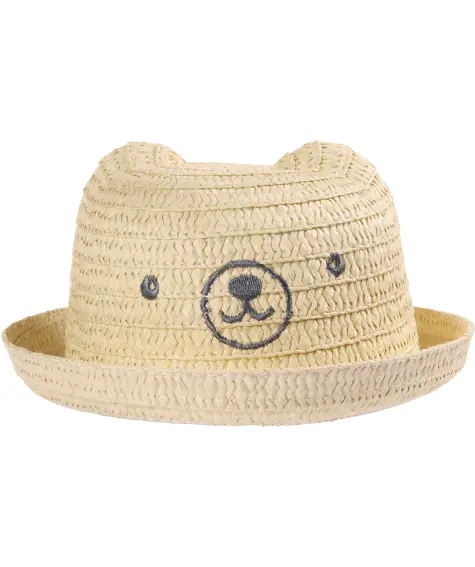 Strohhut Bär