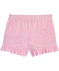 Shorts mit Lochstickereien hellrosa