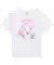 Kinder T-shirt met glitter wit