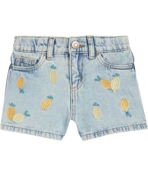 Jeans-Shorts Zitronen