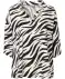 Bluse mit Zebramuster Zebradruck