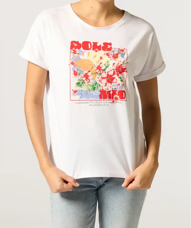 Tričko s letním potiskem