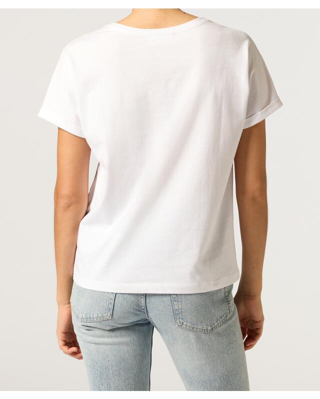 T-shirt à imprimé estival femme, blanc (KiK T-Shirt mit sommerlichem Print (weiß)) — KiK, produit allemand authentique au Maroc