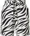 Bermuda-Shorts mit Zebramuster Zebradruck