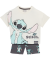 Koszulka Stitch + kolarki złamana biel